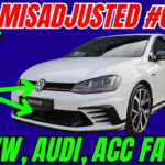 Audi A3 (8V) – Correction of ACC radar misalignment (fault C1103) (Coding)